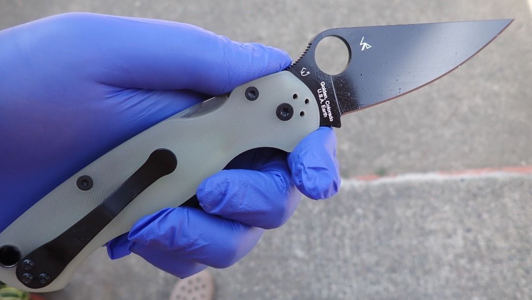 Spyderco Paramilitary 2 M4 DLC BladeHq Exclusive (UTILITY KNIFE