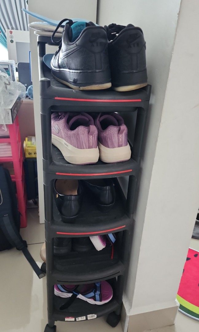 Stackable shoe rack for sale, Furniture & Home Living, Furniture
