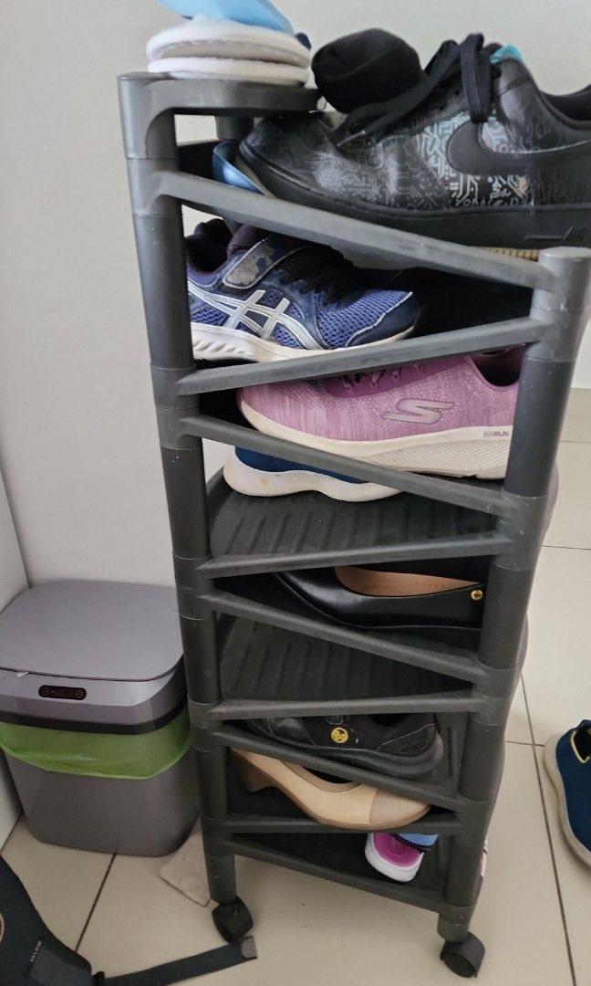 Stackable shoe rack for sale, Furniture & Home Living, Furniture