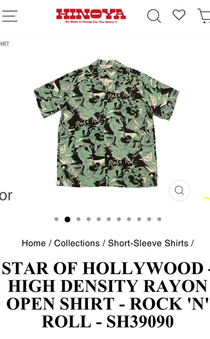 Star of Hollywood SS23 Hawaiian Rock N' Roll Shirt