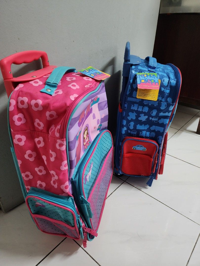 Stephen Joseph Rolling Luggage, Babies & Kids, Babies & Kids Fashion on