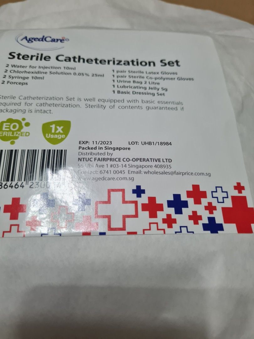Sterile Catheterization Set, Health & Nutrition, Medical Supplies