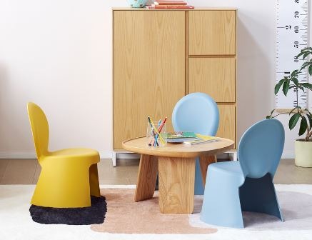 Sturdy Stackable Kids or Adults Cuboid Sitting Stool Chair with ...