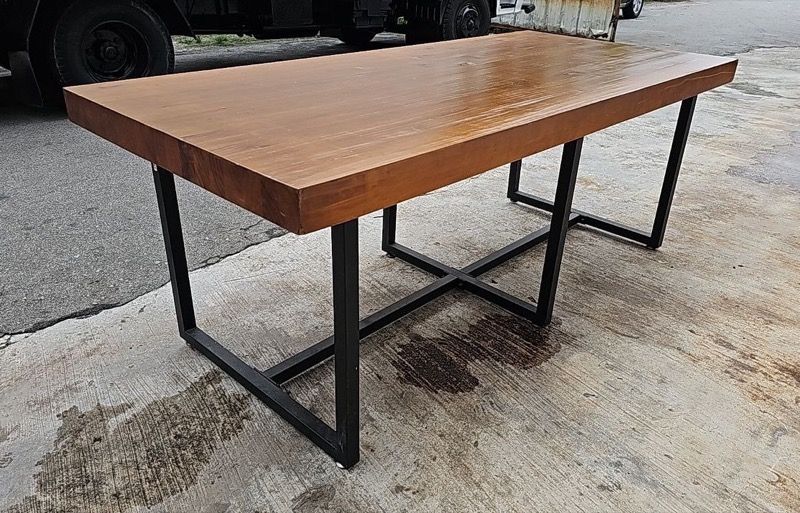 Solid Wood Table, Meja Kayu