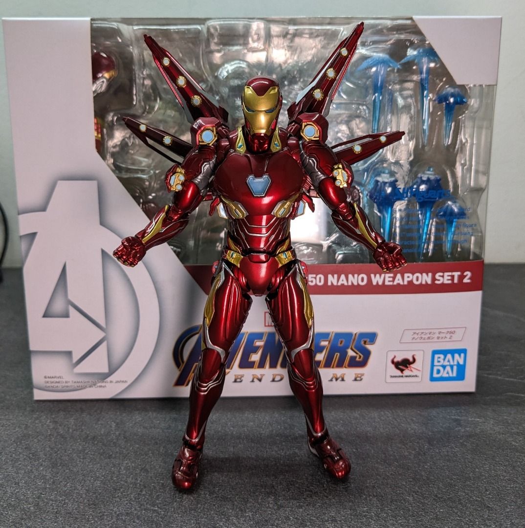 Bandai S.h.figuarts Marvel Iron Man Mk50 Nano Weapon Set 2 | Cuotas sin interés