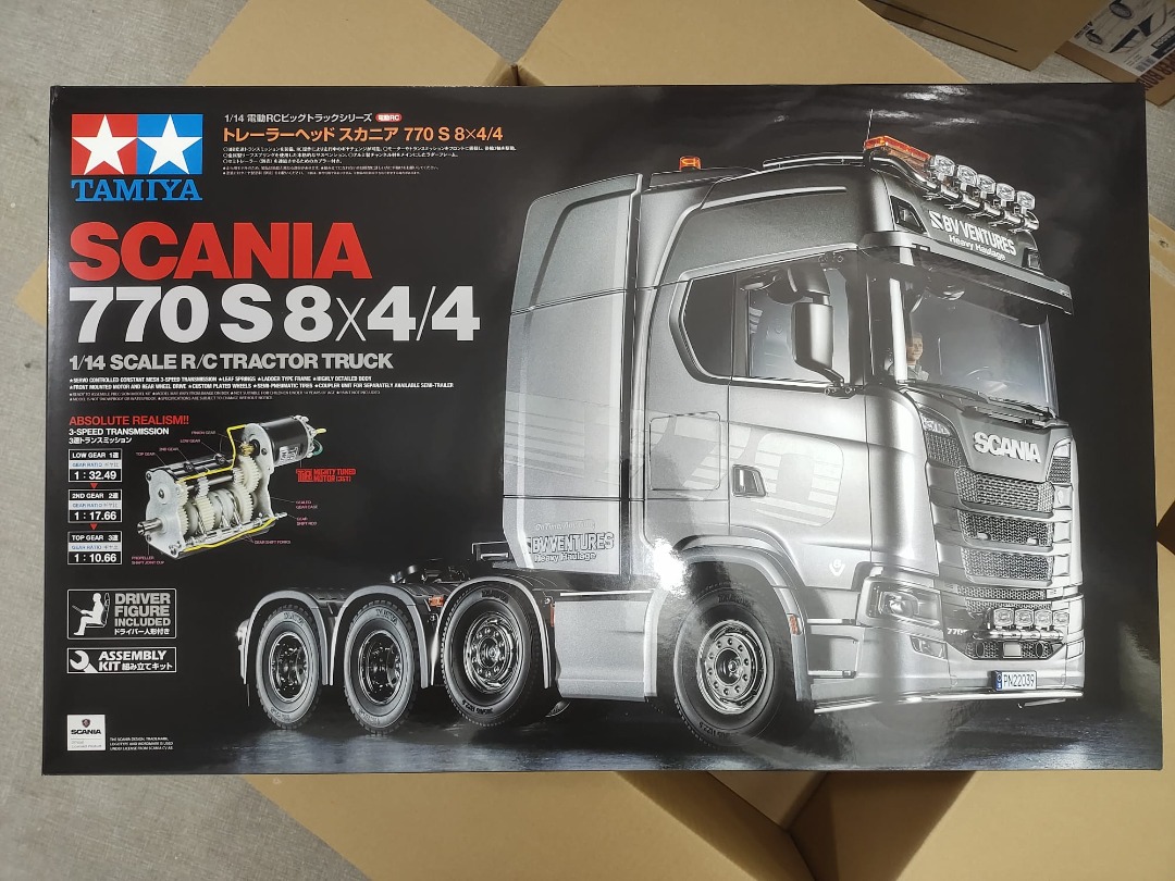 Tamiya 1/14 Scania 770 S 8×4/4 田宮56371 1/14 RC 遙控貨車56371
