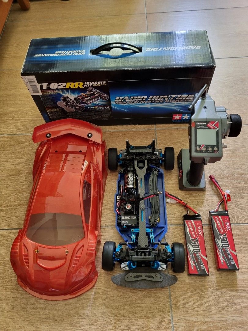 Tamiya Remote Controlled TT02RR RTR Full Set with Radio and Lipo
