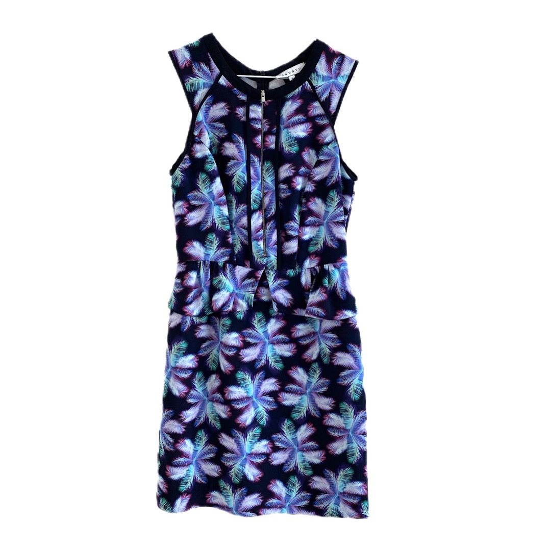 the-sandro-paris-mini-dress-with-palm-trees-print-women-s-fashion