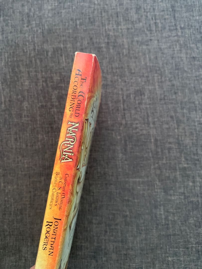 The World According to Narnia (Category: Storybooks) located in Bacoor. Submitted by shop.ltph (Listing ID 1227631559, Image 3). Description: Preloved Paperback Good Condition .