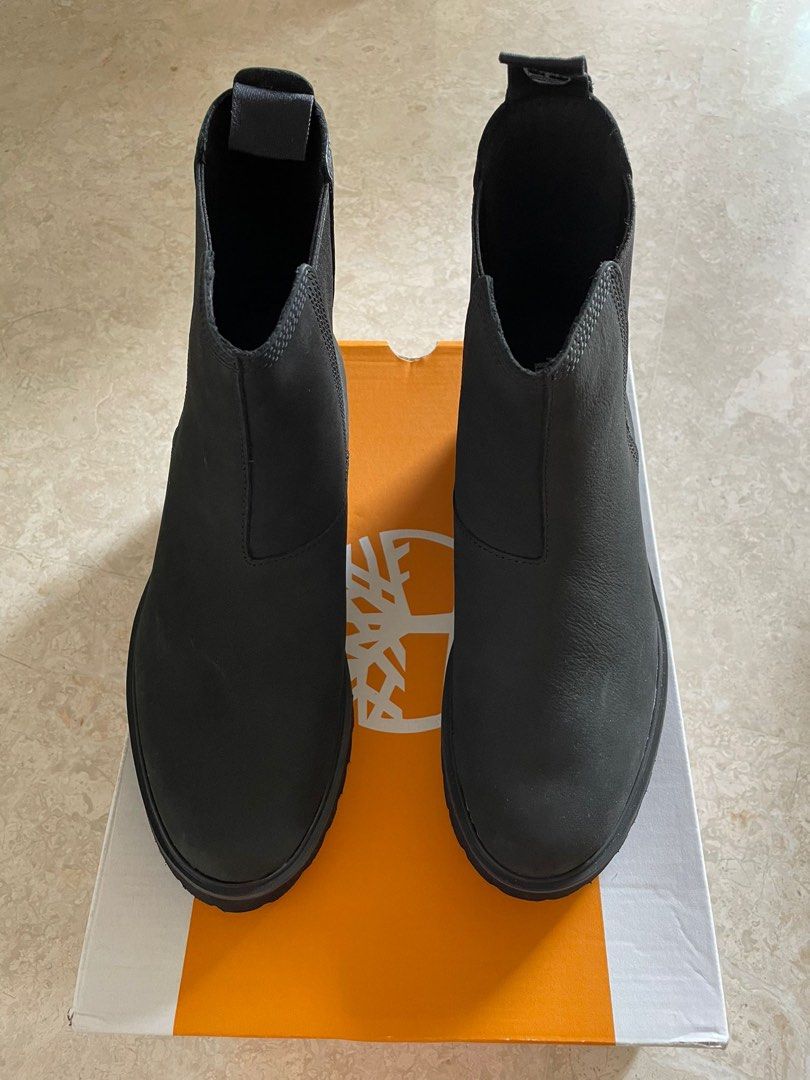 TIMBERLAND - CARNABY COOL CHELSEA - BLACK NUBUCK, Women's Fashion,  Footwear, Boots on Carousell