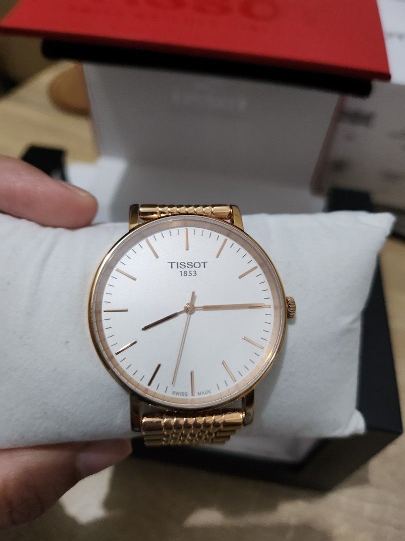 Tissot everytime medium rose gold on sale