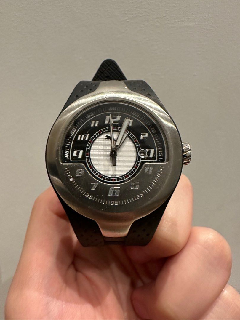 TO BLESS Puma Piston Black Silver Quartz Watch Mobile Phones