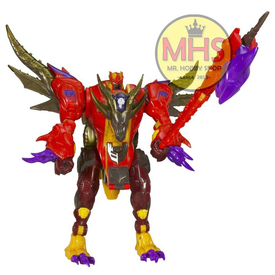 Transformers Universe - Predacon Bruticus (Category: Action & Battle Toys) located in Orani. Submitted by mrhobbyshop (Listing ID 239921464, Image 3). Description: With three slobbering, ferocious heads, and only one brain to split between them all, PREDACON BRUTICUS is a perfect dungeon guard. Short-tempered, brutal, and unimaginative, he takes his job of guarding AUTOBOT prisoners very seriously. MEGATRON doesn’t trust him to do anything beyond