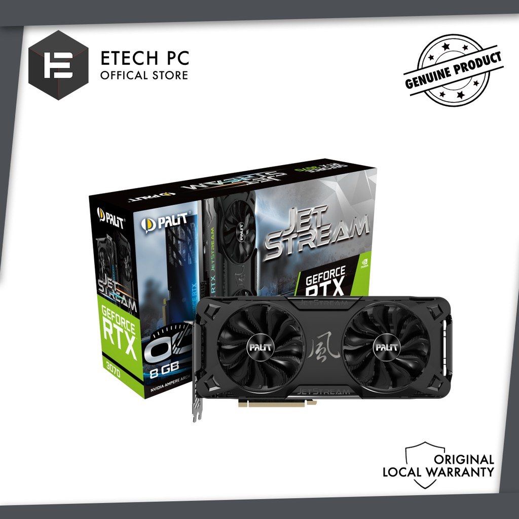 Palit GeForce RTX 3070 JetStream OC 8GB 非LHR ③ - パーツ