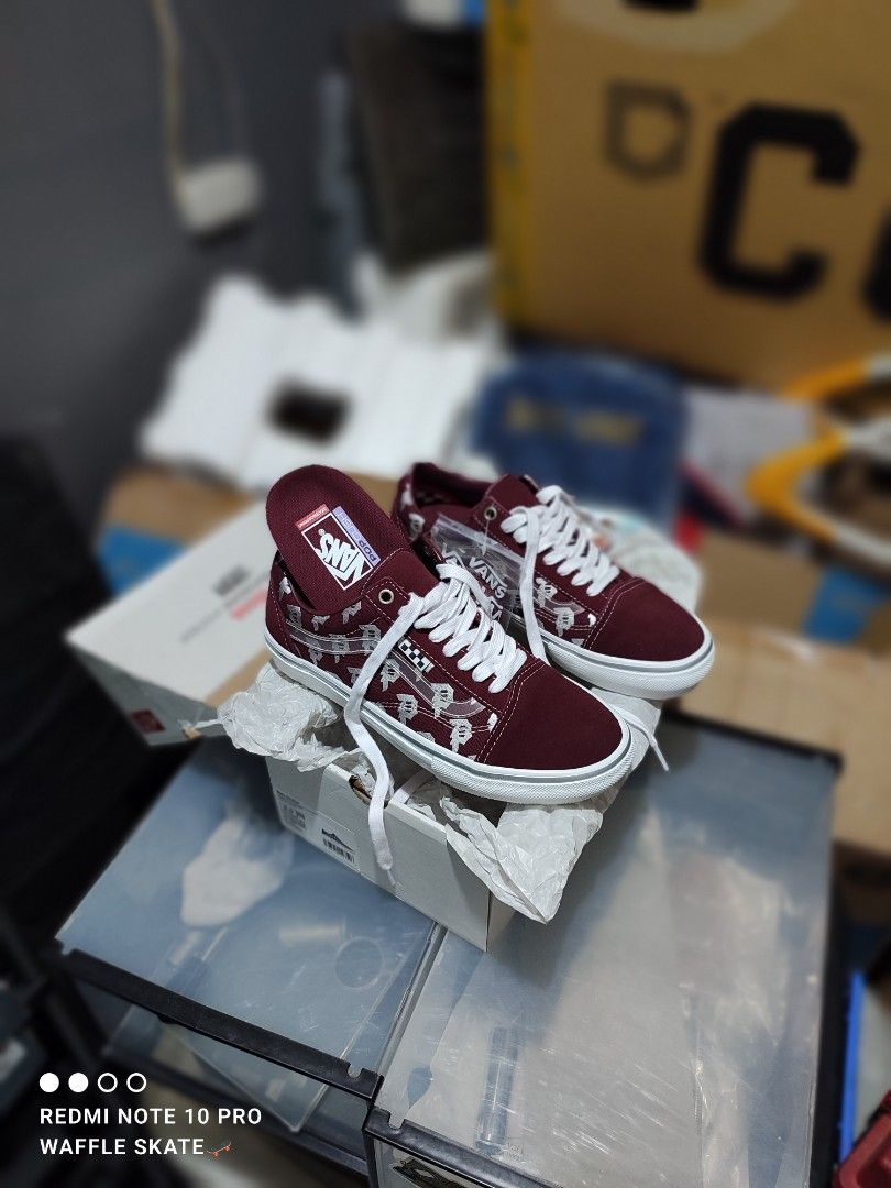 Vans x Primitive Skate Old Skool Maroon Shoes