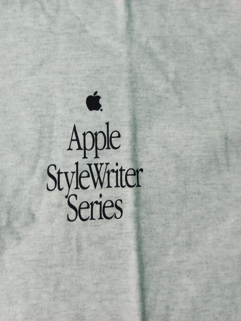Vintage 90s Apple Style Writer Series, Men's Fashion, Tops & Sets