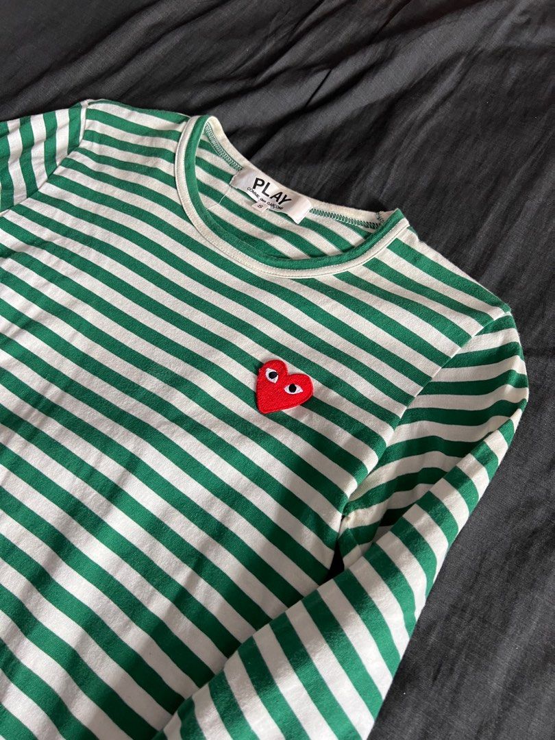 Cdg green store long sleeve