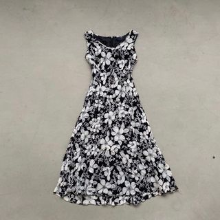 Vintage cottagecore y2k floral maxi midi dress