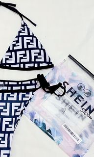 (XXS-S) SHEIN F Inspired Self tie Swimwear
