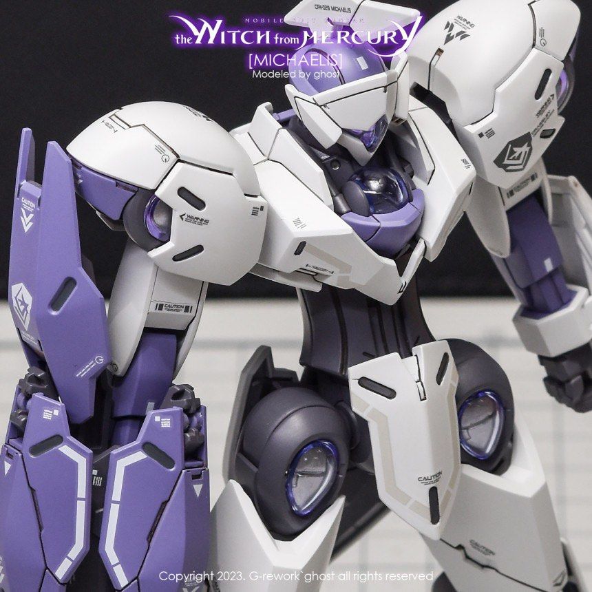 [Yan] HG Michaelis Gundam (G Rework Ver.) Ghost Custom Fluorescent