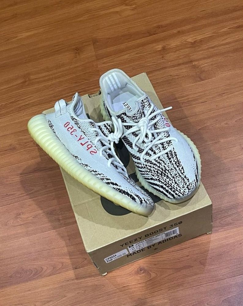 Yeezy 350 Zebra 2021 restock Men s Fashion Footwear Sneakers on Carousell