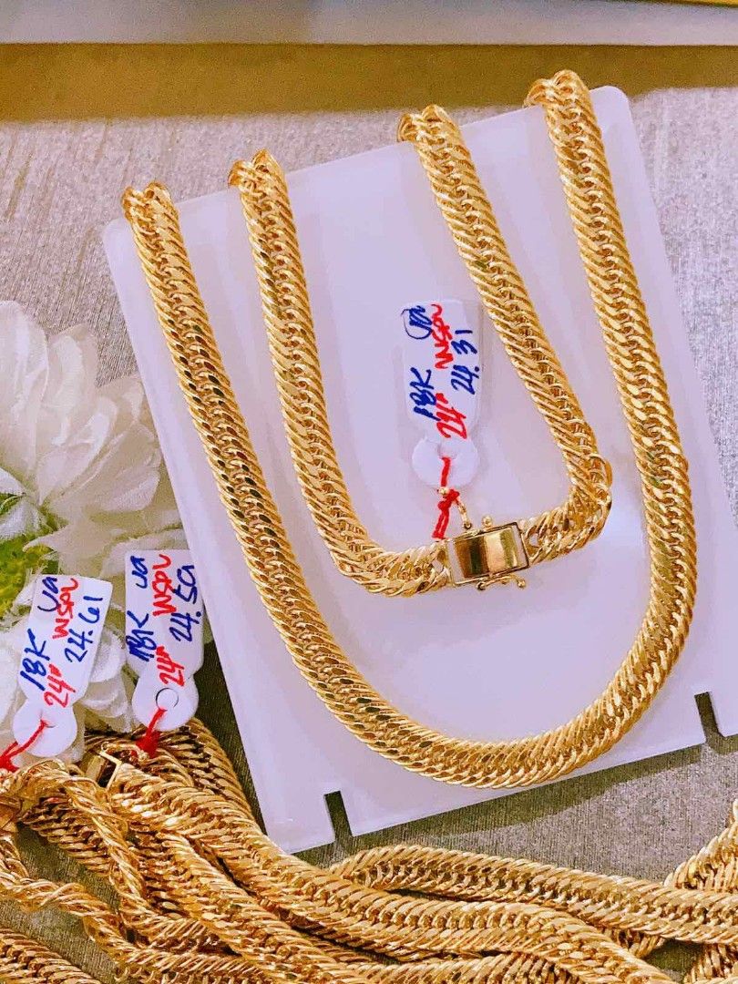 CHAIN NECKLACE 18karat Japan Gold :: Gold LuxusDiamonds