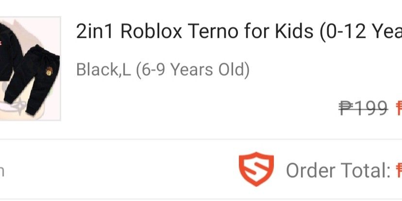 Roblox Terno size 140