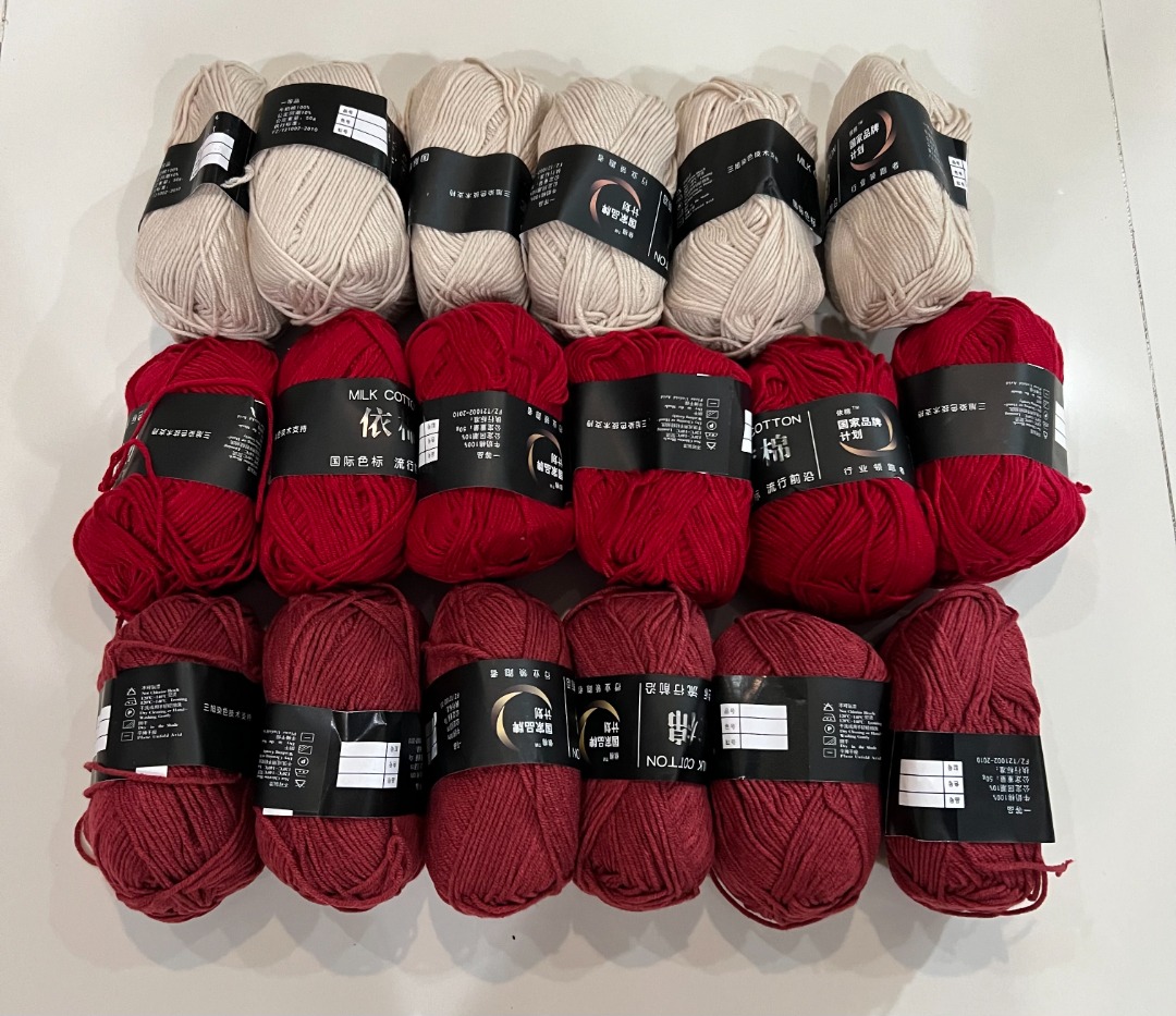 4PLY MILK YARN - CODE 53/35/24, Hobbies & Toys, Stationery & Craft ...