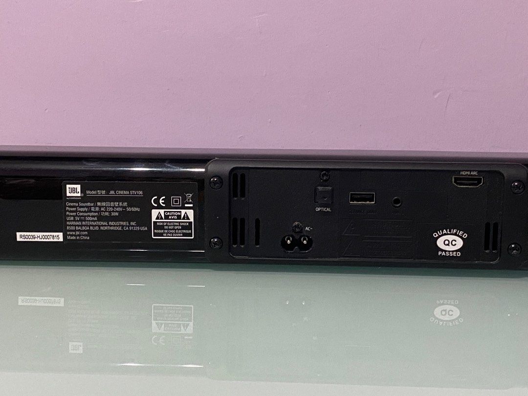 Jbl soundbar best sale stv106