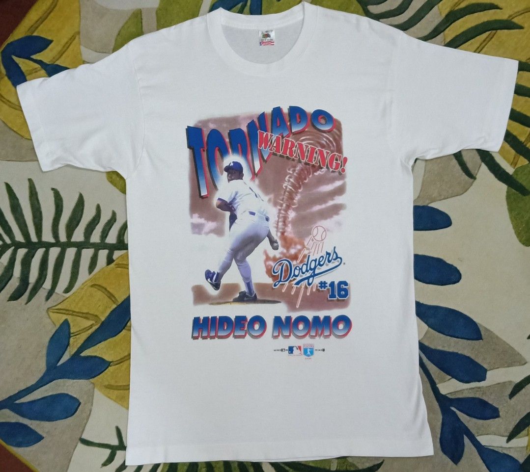 ドジャース 野茂投手 Tシャツ Lサイズ ハンドタオル - 応援グッズ