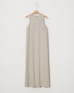 全新 Meier.q削肩羅紋連身洋裝 L