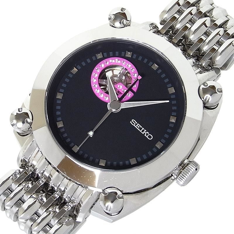 精工SEIKO Galante 機械表SBLL009 黑色手錶男士, 名牌, 手錶- Carousell