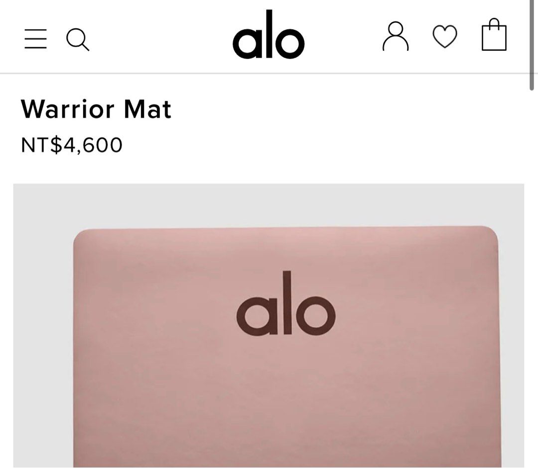 Alo Yoga 瑜珈墊, 體育器材, 健身用品, 運動墊在旋轉拍賣