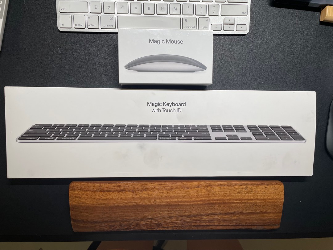 Apple Magic Keyboard with Touch ID & Numeric Keyboard, Magic Mouse 2 on ...