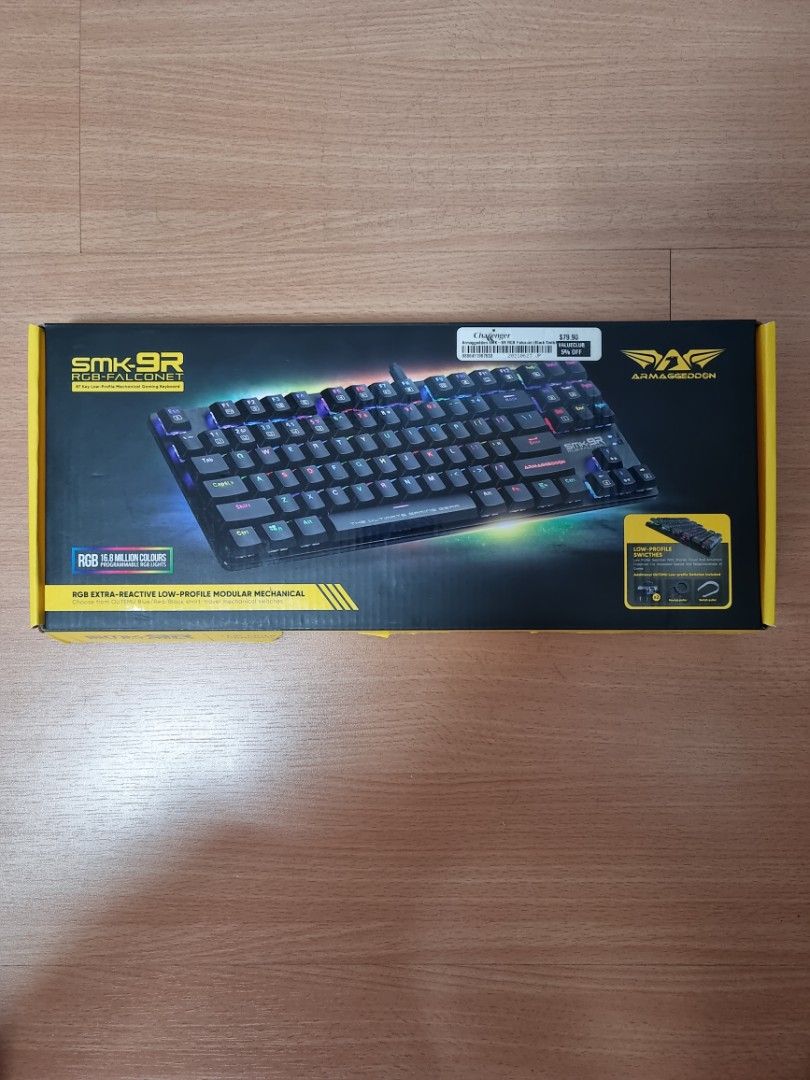 Armaggeddon SMK9R Black Switch Keyboard, Computers & Tech, Parts