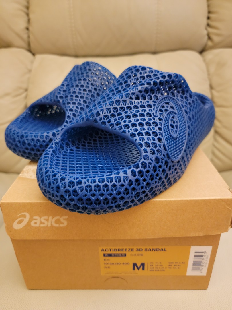 ASICS ACTIBREEZE 3D SANDAL MAKO BLUE M SIZE, 男裝, 鞋