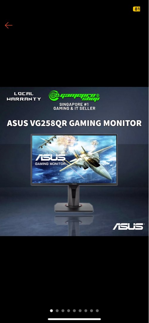 Asus 24.5inch 165hz monitor, Computers & Tech, Parts & Accessories ...