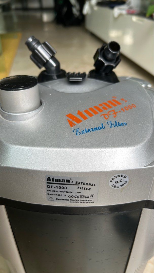 Atman Canister Filter DF1000, Pet Supplies, Homes & Other Pet ...