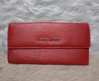 Authentic Cecil Mc Bee Red Long Wallet