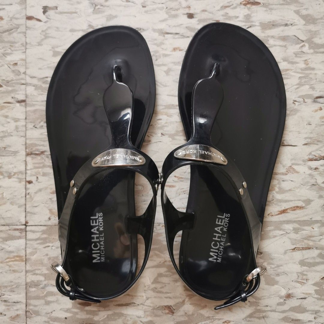 Mk jelly thong cheap sandals