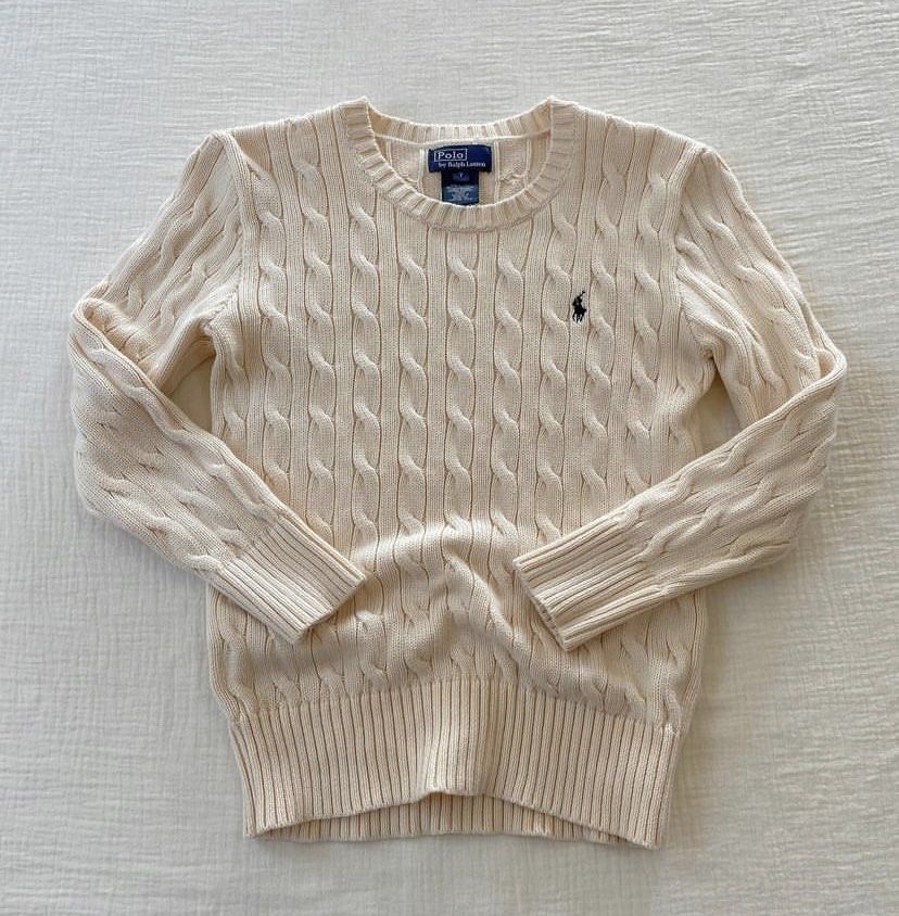 Women's Cable-Knit V-Neck Sweater Ralph Lauren, 48% OFF