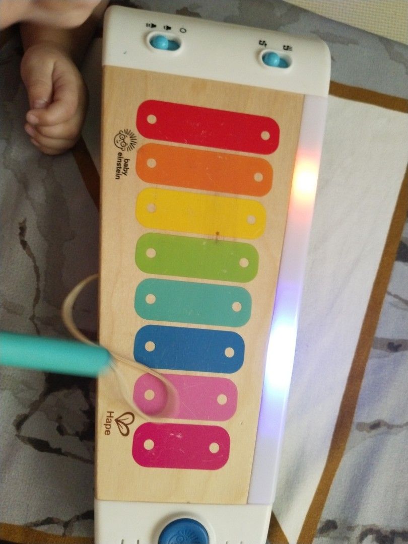 Baby Einstein Hape Magic Touch Wooden Xylophone on Carousell