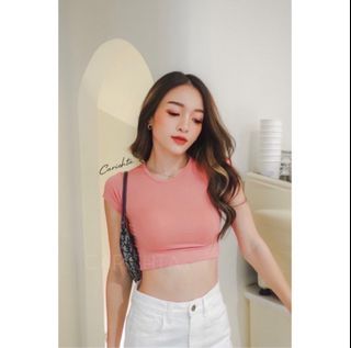 Baby Pink Crop Top