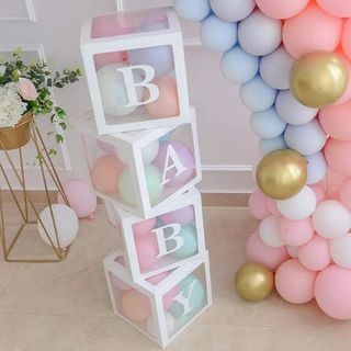 Baby Shower Balloon Boxes Party Decor