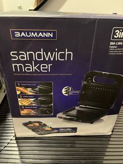 Baumann 3in1 Sandwich Maker