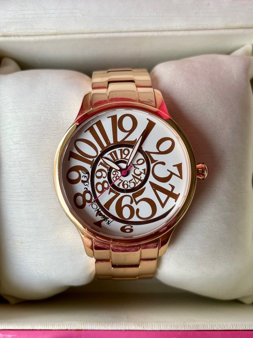 Betsey Johnson Swirl bracelet watch