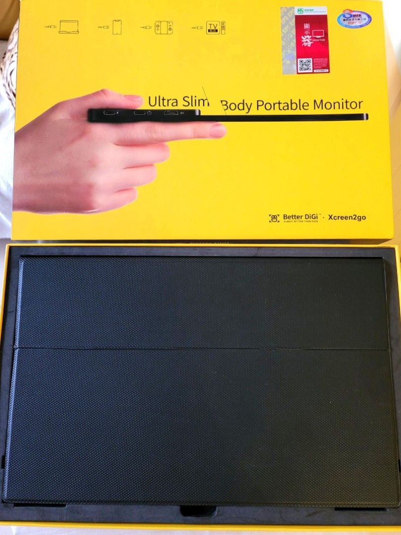 Better DiGi Xcreen2go 4Kモバイルモニター U25HT ディスプレイ 