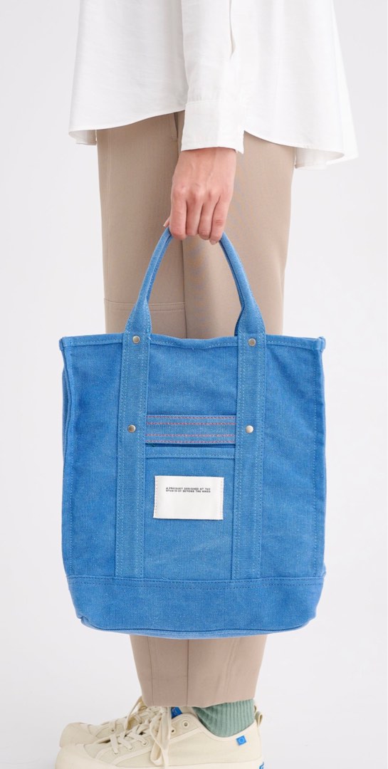 Beyond the Vines - Canvas Carryall 02 (Blue), Women's Fashion, Bags ...
