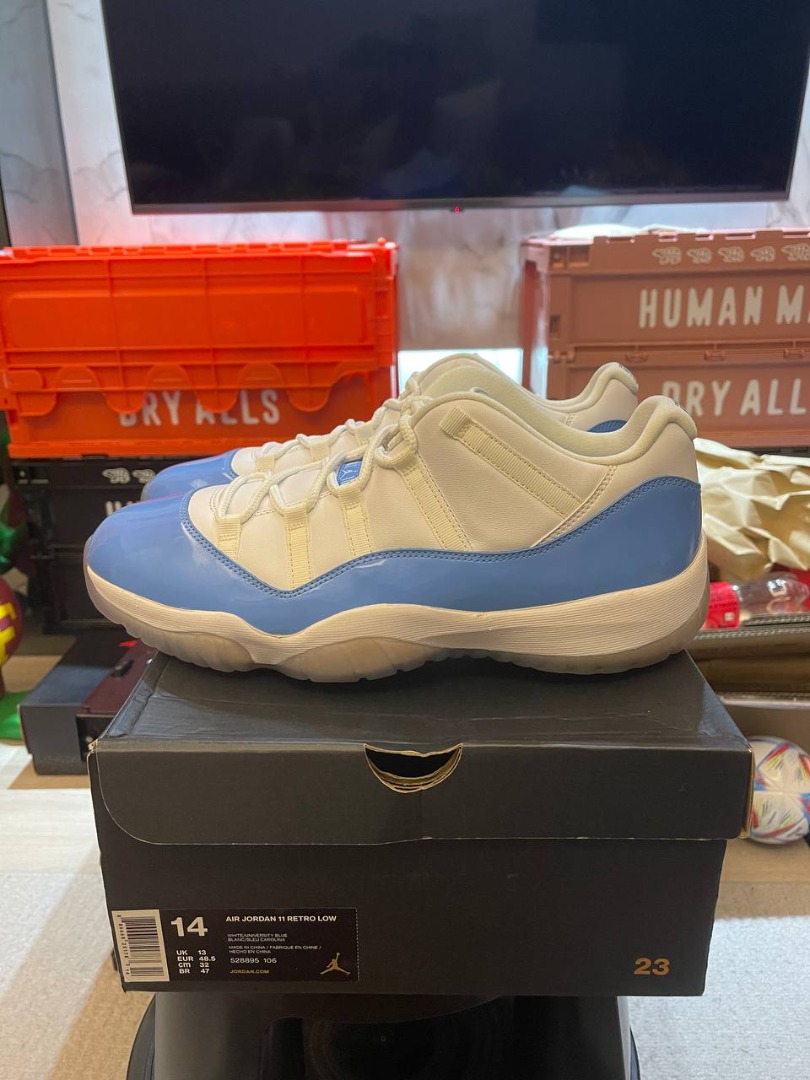 BIG SIZE SELECT】Jordan 11 Retro Low University Blue 北卡藍低筒