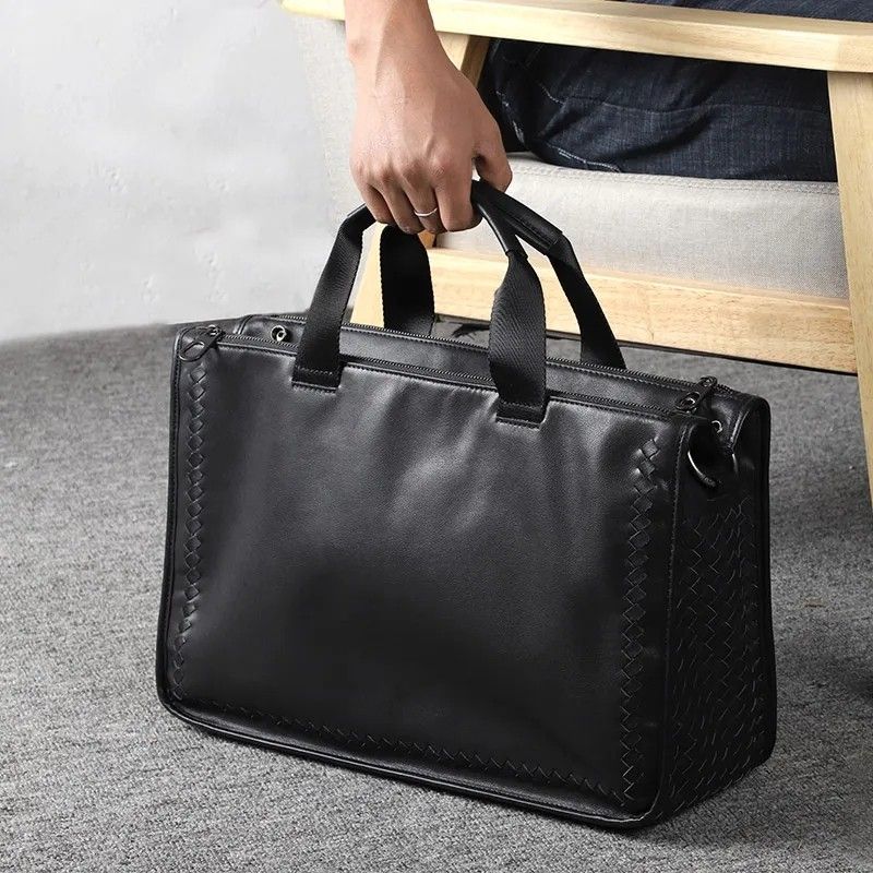 Genuine leather office bags cheap